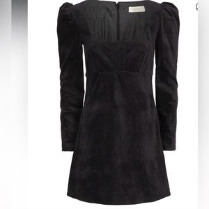 Petersyn long sleeve velvet minidress